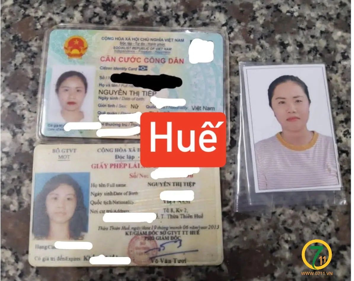 Huế: Nhặt được giấy tờ của chị Nguyễn Thị Tiệp
