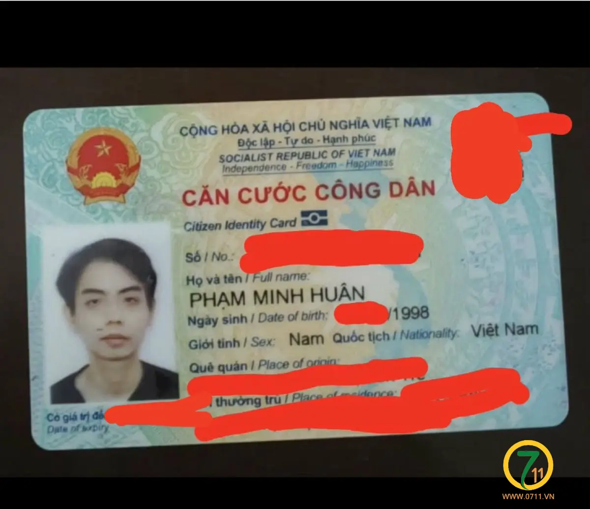 🆘 Rơi ví giấy tờ ở TPHCM tên Phạm Minh Huân 1998