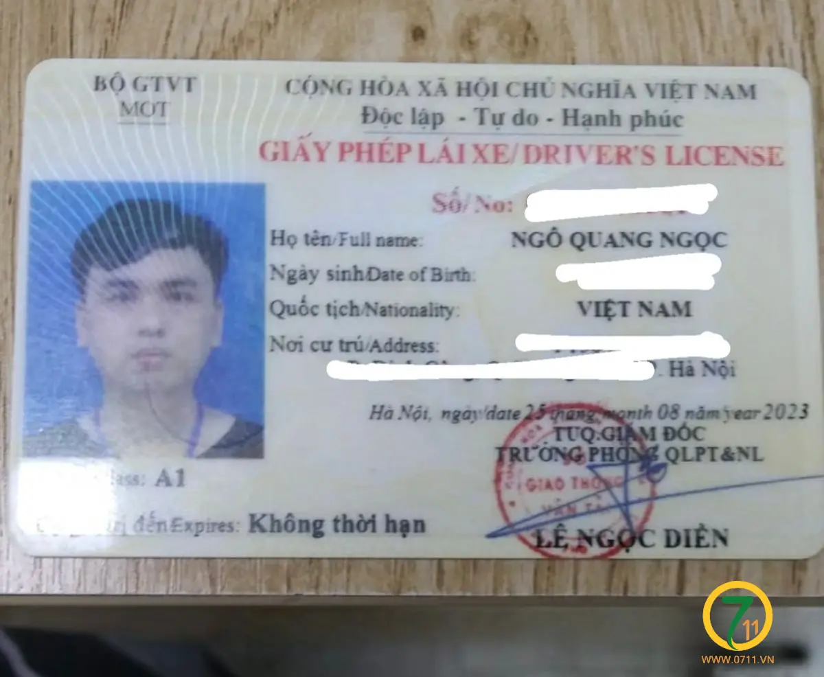 Rơi giấy tờ Hà Nội tên Ngô Quang Ngọc 1994