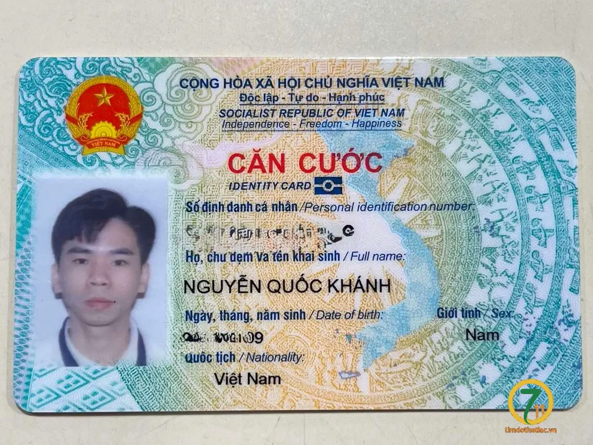 🆘 Rơi ví giấy tờ ở Bình Dương cũ tên Nguyễn Quốc Khánh 1999