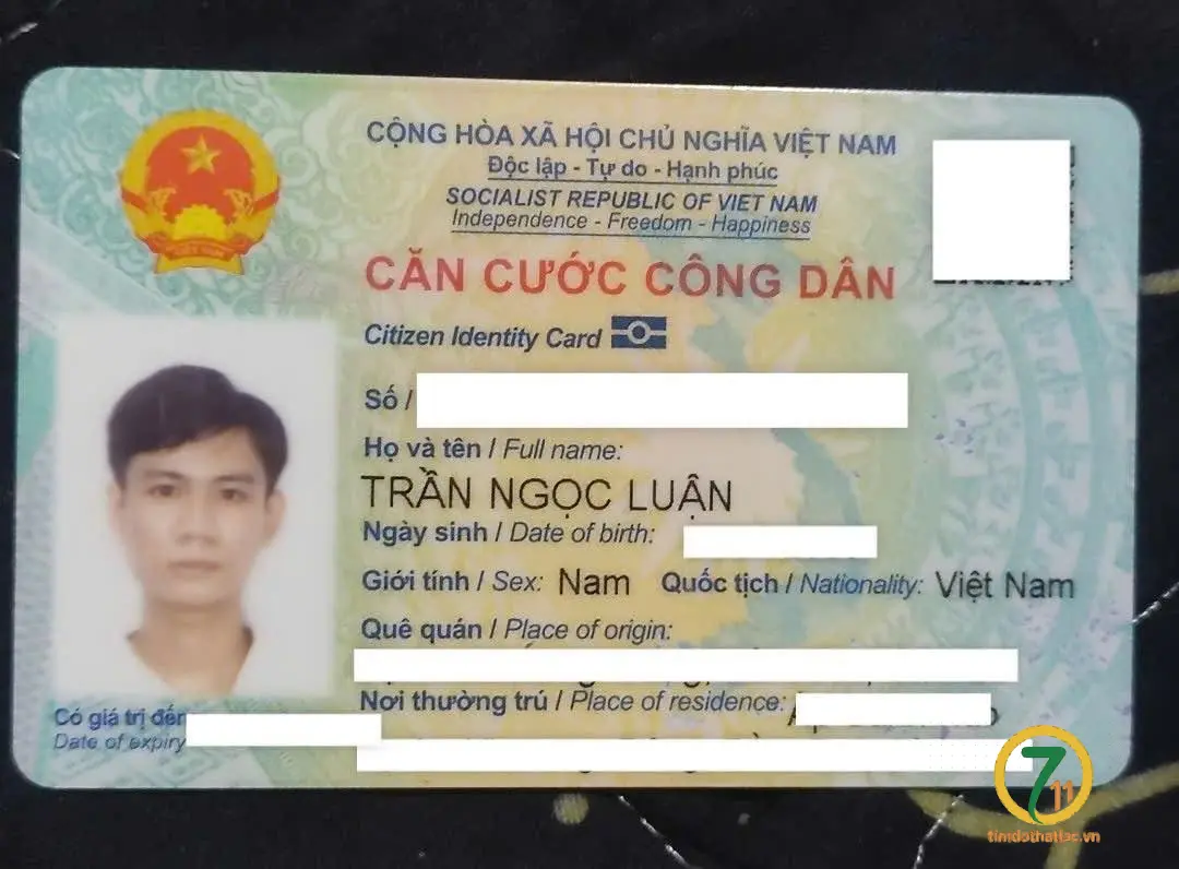 Rơi giấy tờ Trần Ngọc Luận ở TP.HCM