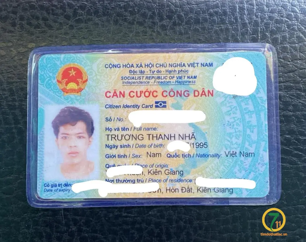 🆘 Rơi ví giấy tờ ở Cần Thơ tên Trương Thanh Nhã 1995