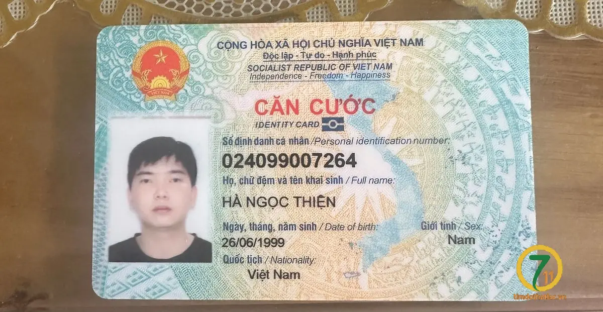 Tìm giấy tờ tuỳ thân có hậu tạ