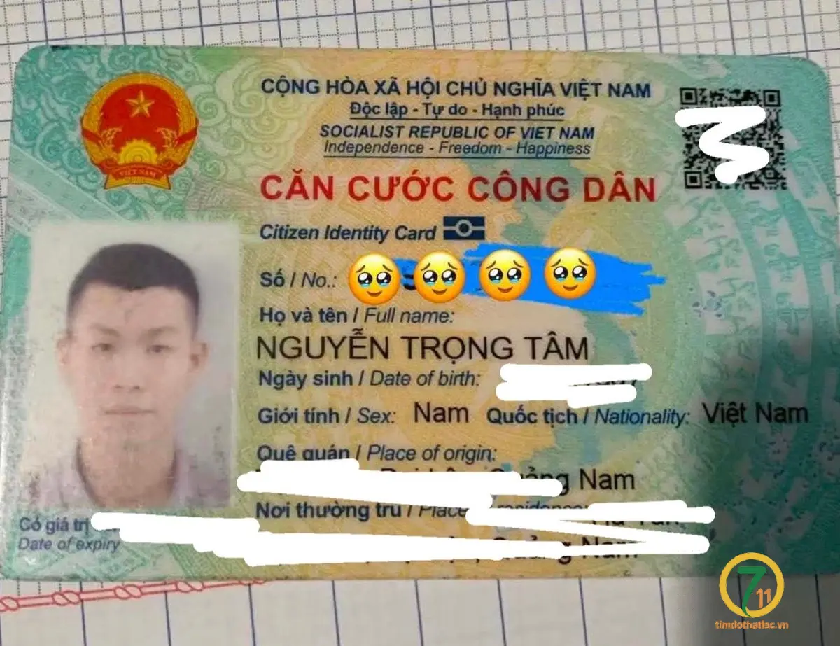 Rơi ví Đà Nẵng tên Nguyễn Trọng Tâm