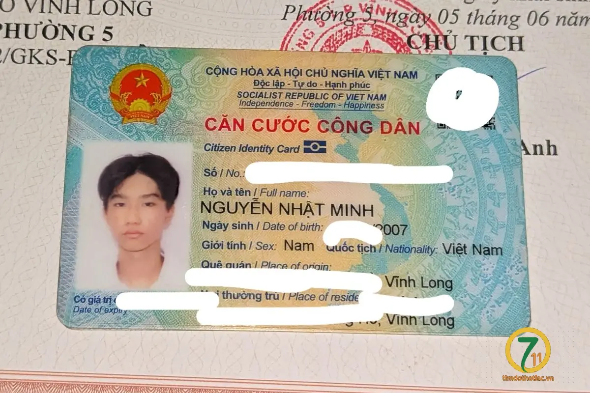 🆘 Rơi ví giấy tờ ở TPHCM tên Nguyễn Nhật Minh 2007