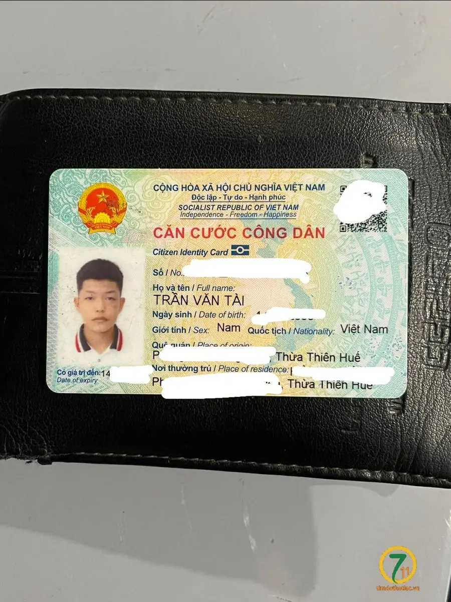‼️Hồ Chí Minh : Tìm ví giấy tờ có tên Trần Văn Tài