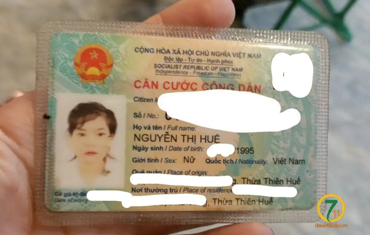 🆘 Rơi ví giấy tờ ở TPHCM tên Nguyễn Thị Huệ 1995 Huế