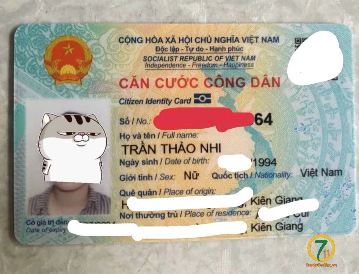 🆘 Rơi ví giấy tờ ở Nam Định tên Trần Thảo Nhi 1994