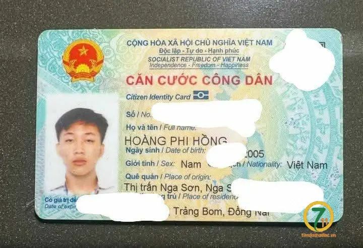 rơi ví gần chợ Lộc Hoà Trảng Bom Đồng Nai
