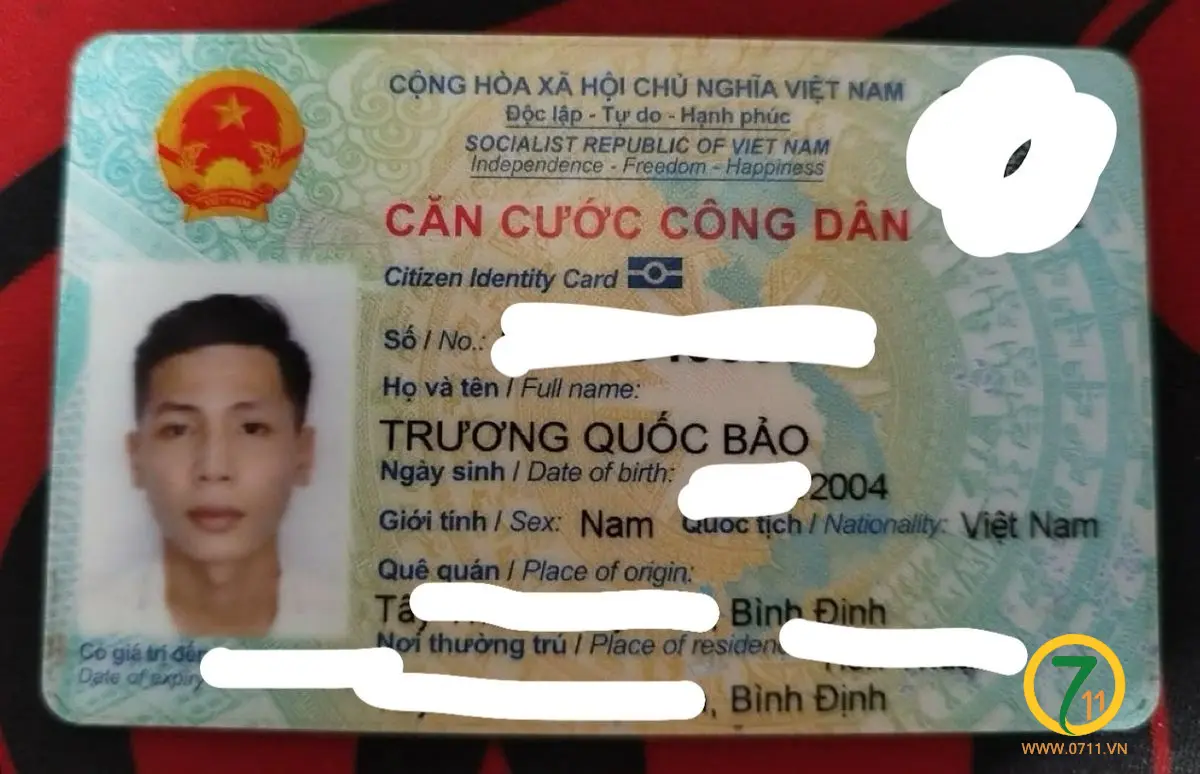 🆘 Rơi ví giấy tờ ở TPHCM tên Trương Quốc Bảo, SN 2004, quê quán Bình Định