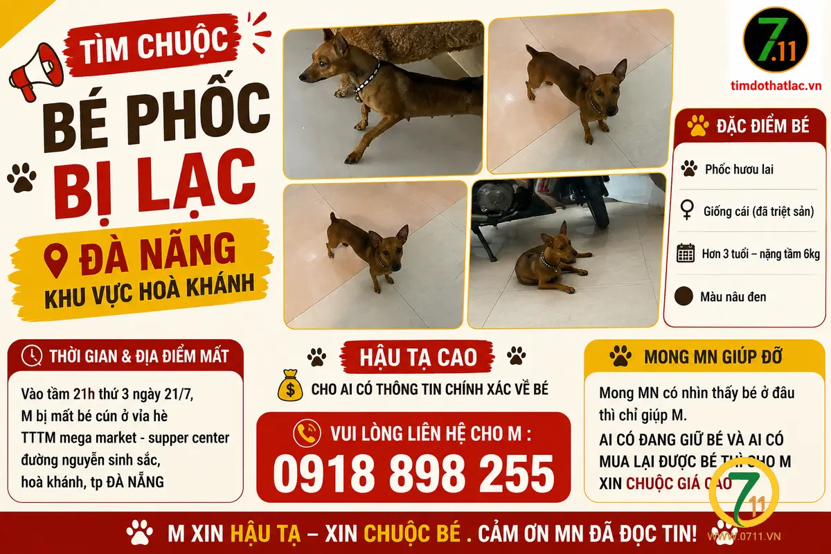 ‼️ Đà Nẵng: Tìm chuộc bé phốc lạc tại khu vực Hoà Khánh