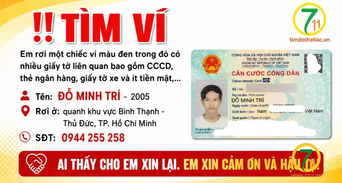 Rơi ví Hồ Chí Minh tên Đỗ Minh Trí 2005