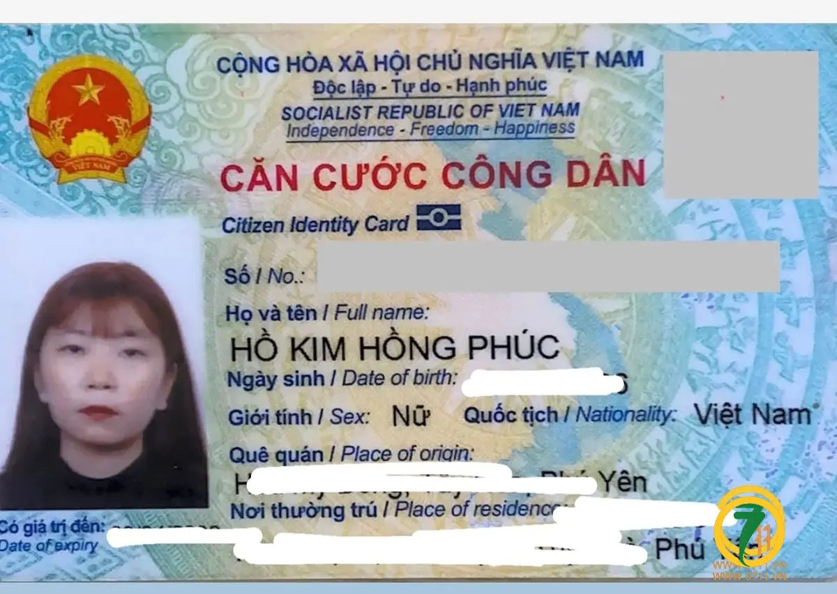 Rơi ví ở Hồ Chí Minh tên Hồ Kim Hồng Phúc