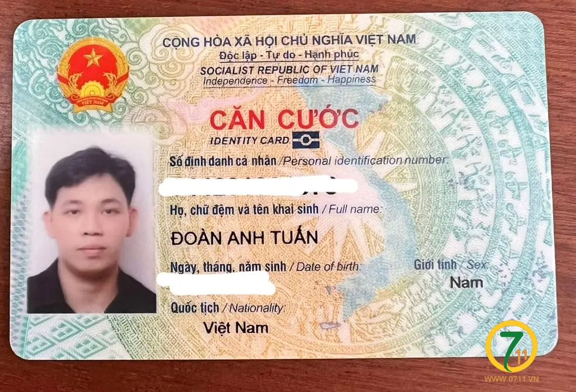 Rơi căn cước ở Đà Nẵng tên Đoàn Anh Tuấn 2001