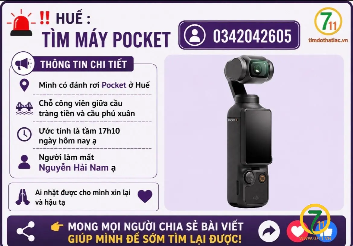 ‼️ Huế : Tìm máy pocket