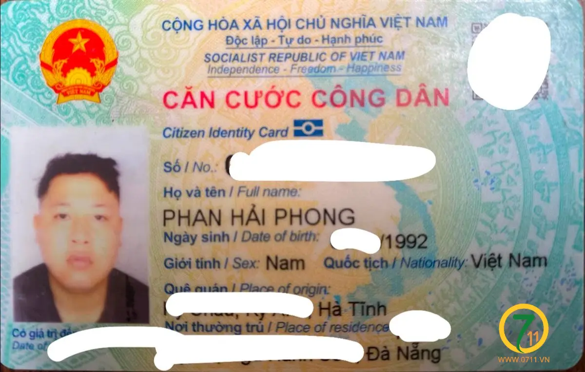 🆘 ĐÀ NẴNG - Rơi ví giấy tờ tên Phan Hải Phong 1992
