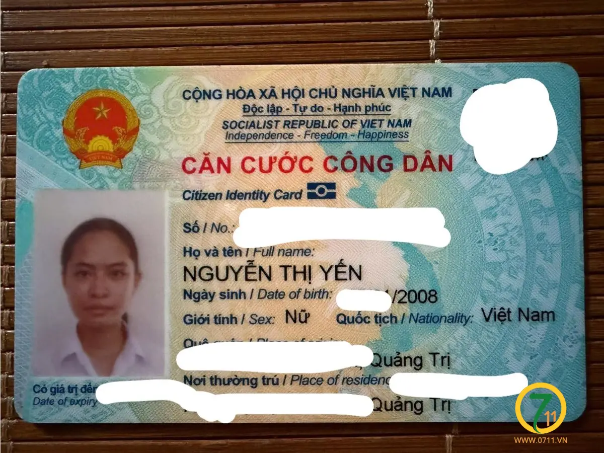 🆘 Tìm CCCD rơi ở Đà Nẵng tên Nguyễn Thị Yến 2008 Quảng Trị