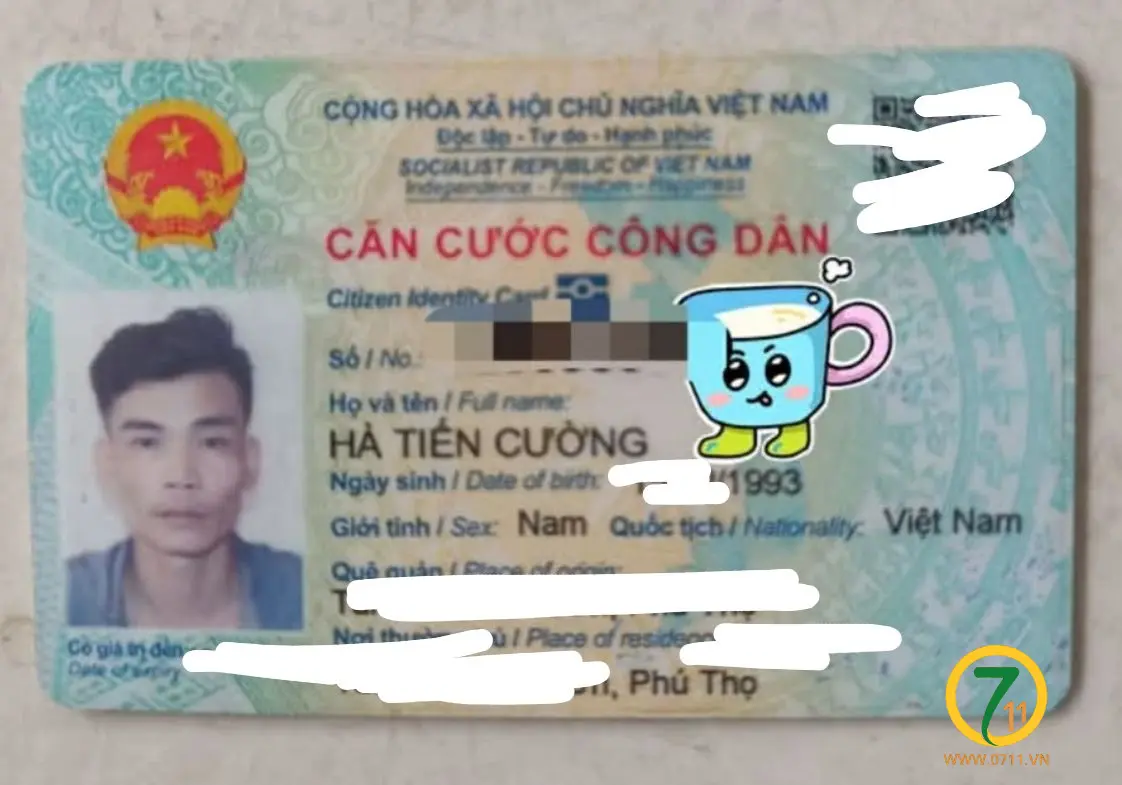 📌rơi ví tại Hà Nội tên Hà Tiến Cường 1993