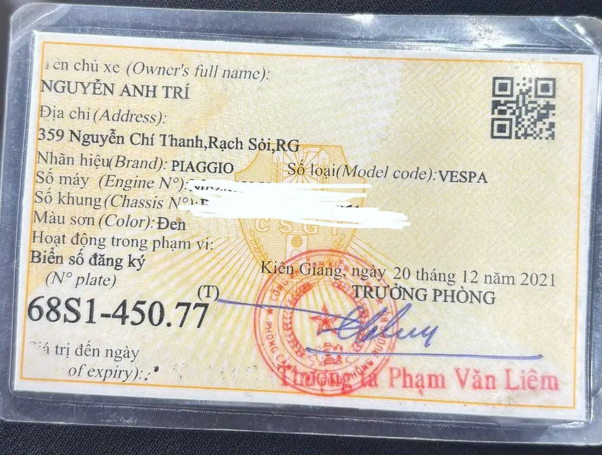 Đánh rơi ví màu Cam cccd Nguyễn Thị Thanh Quyên