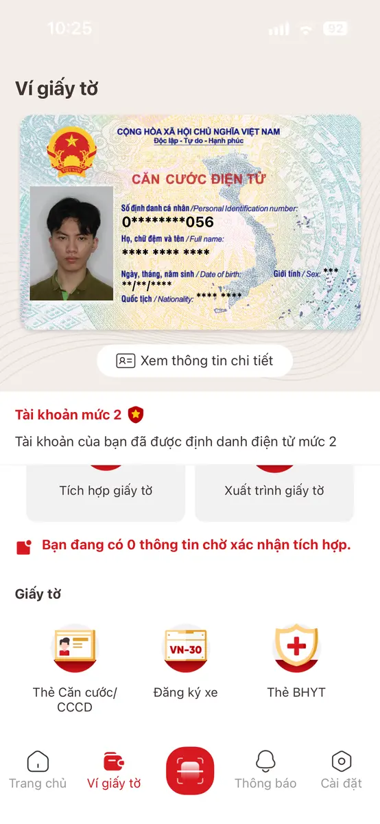 Tìm ví thất lạc