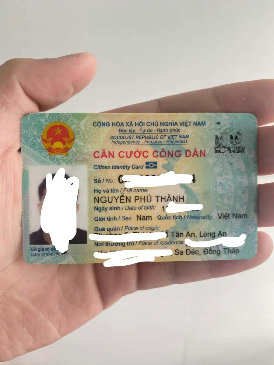 Rơi ví ở Cần Thơ tên Nguyễn Phú Thành 2003