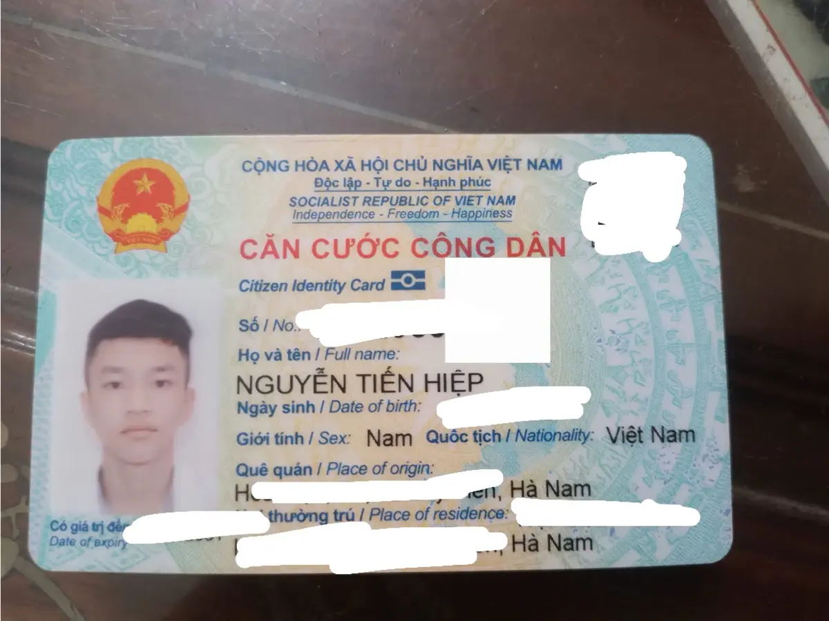 ‼️Hà Nội: Tìm ví giấy tờ có tên Nguyễn Tiến Hiệp
