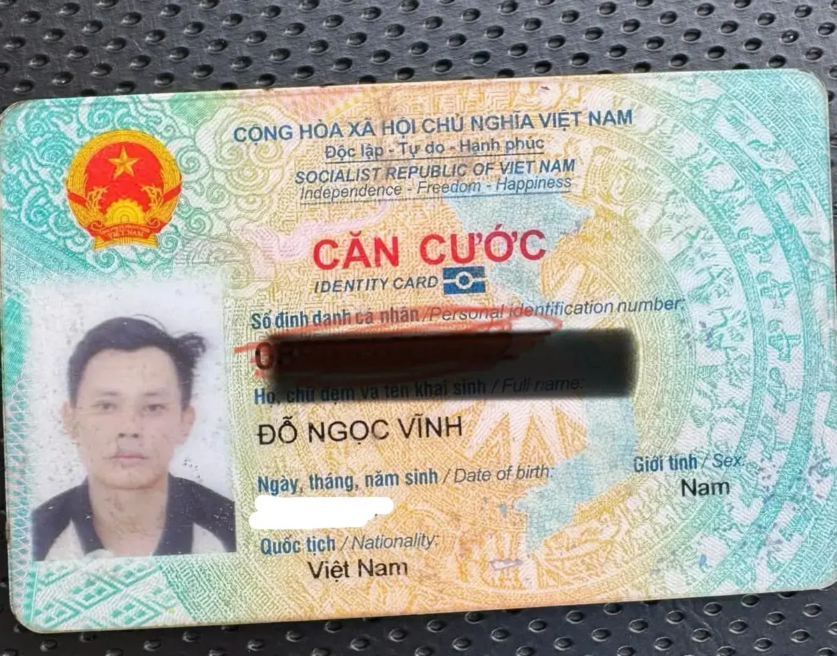 ‼️  Hồ Chí Minh: Tìm ví giấy tờ có tên Đỗ Ngọc Vĩnh