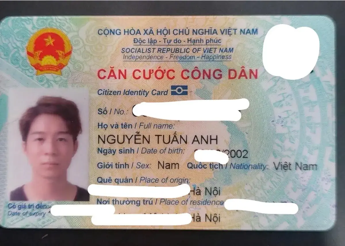 🔗 Rơi ví giấy tờ ở Hà Nội tên Nguyễn Tuấn Anh 2002