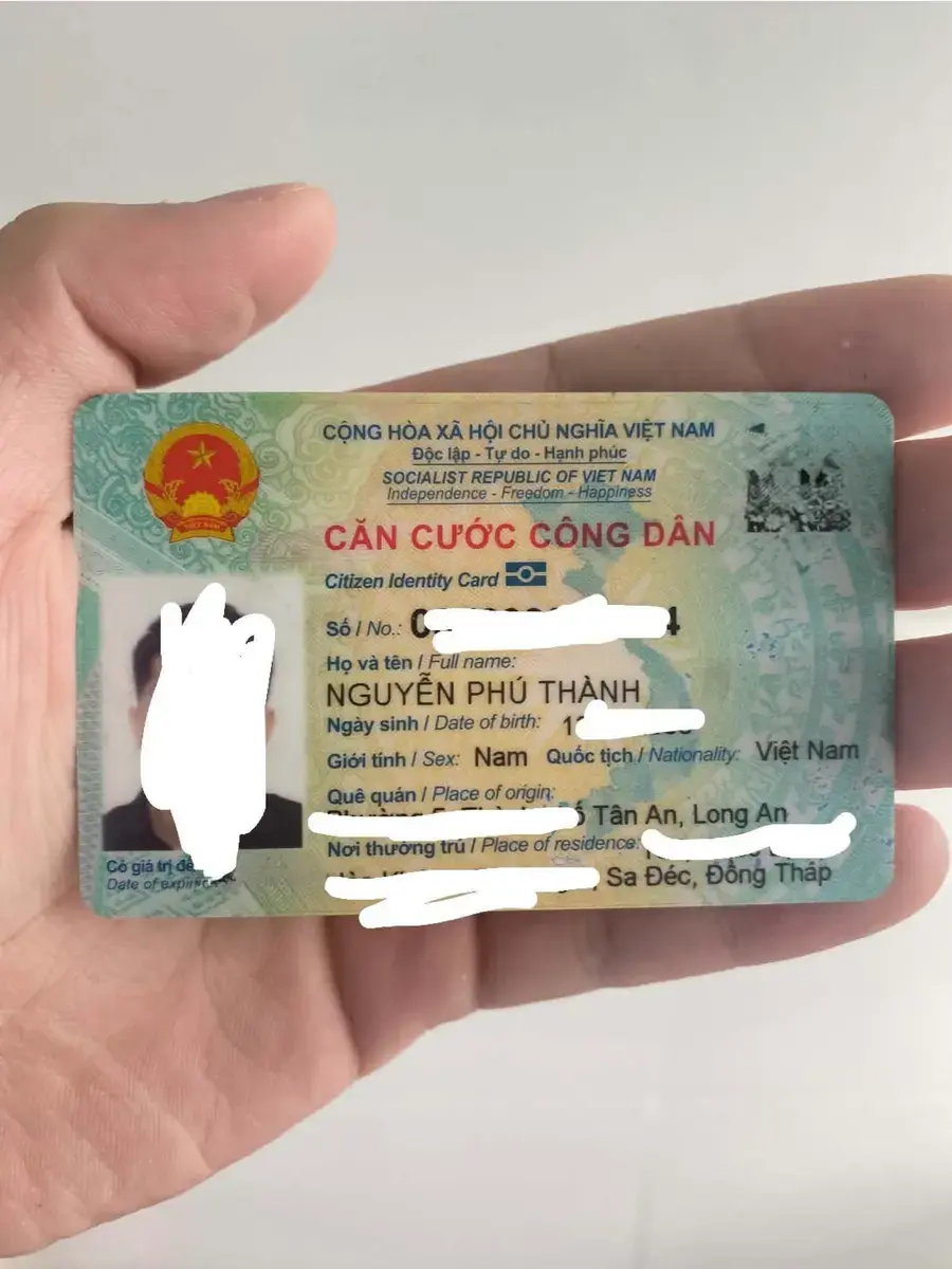 Rơi ví ở Cần Thơ tên Nguyễn Phú Thành 2003