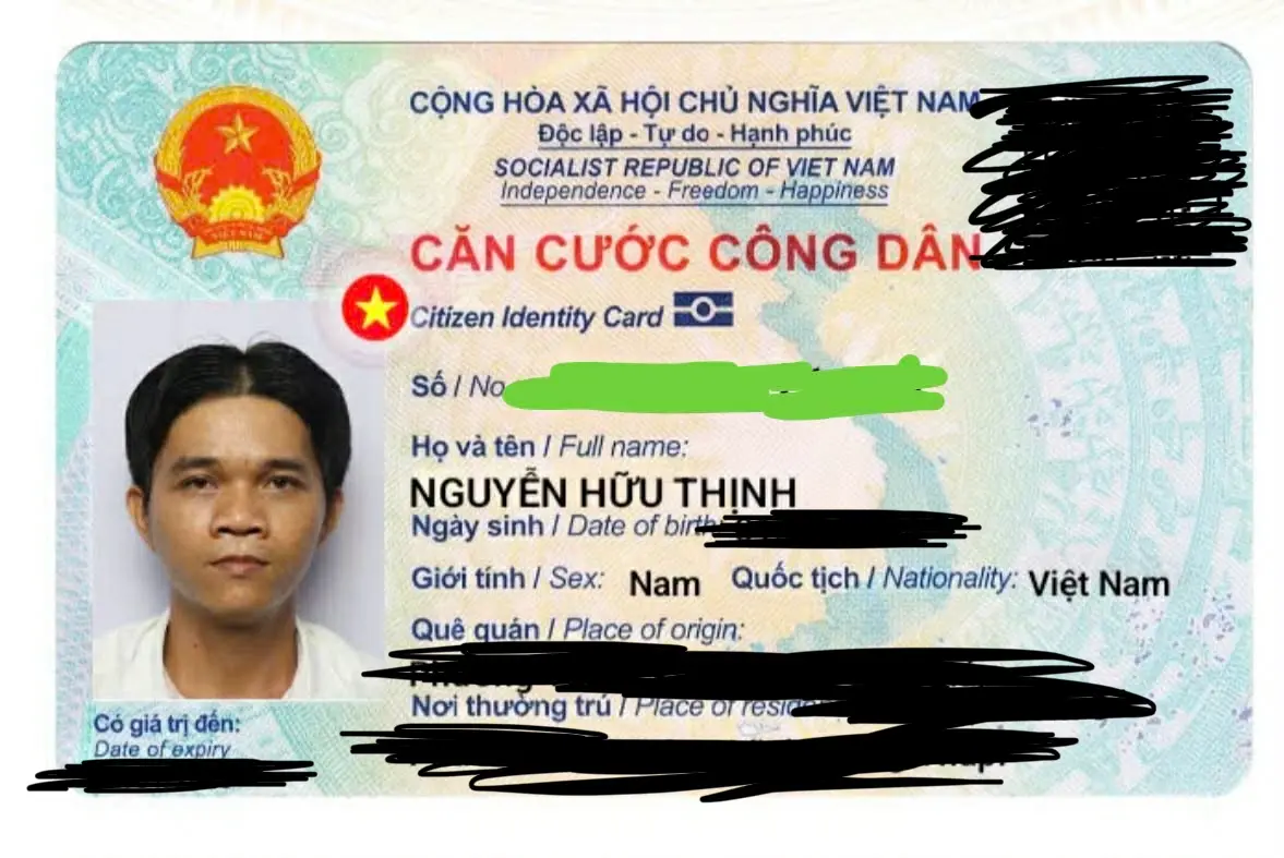 ‼️ Hồ Chí Minh : Tìm ví giấy tờ tên Nguyễn Hữu Thịnh