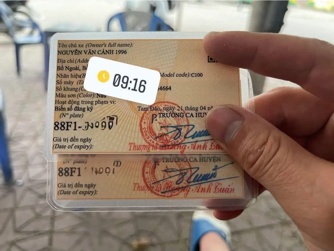 Rơi ví ở Hà Nội tên Nguyễn Văn Cảnh 1996