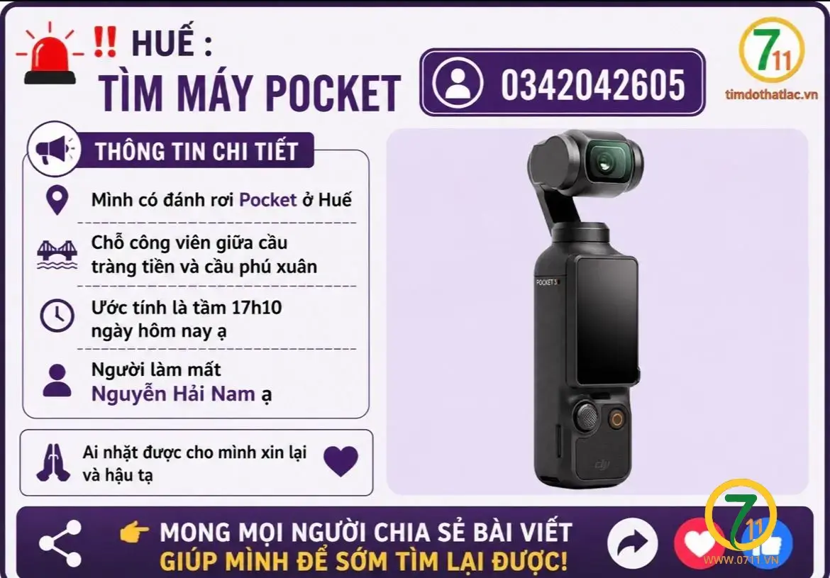 ‼️ Huế : Tìm máy pocket