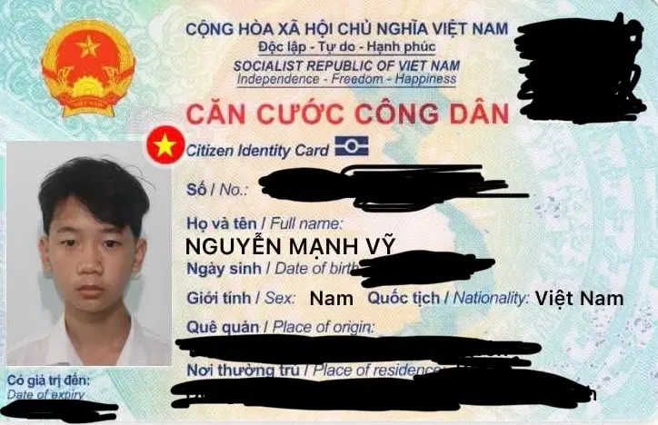 ‼️ Hà Nội  :  Tìm ví giấy tờ có tên Nguyễn Mạnh Vỹ