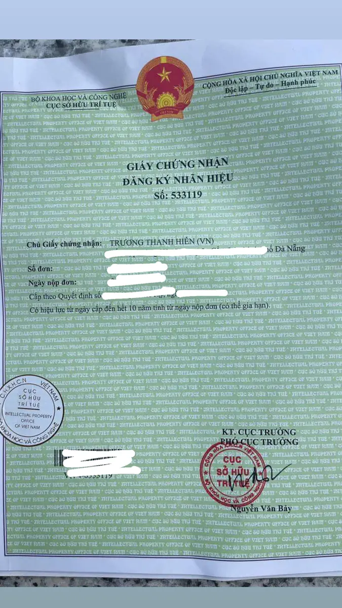 Rơi giấy tờ ở Đà Nẵng tên Trương Thanh Hiên