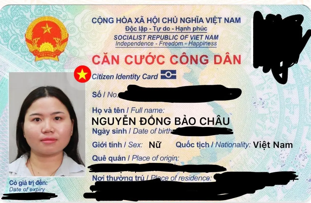 ‼️Hồ Chí Minh: Tìm ví giấy tờ tên Nguyễn ĐỒNG BẢO CHÂU.