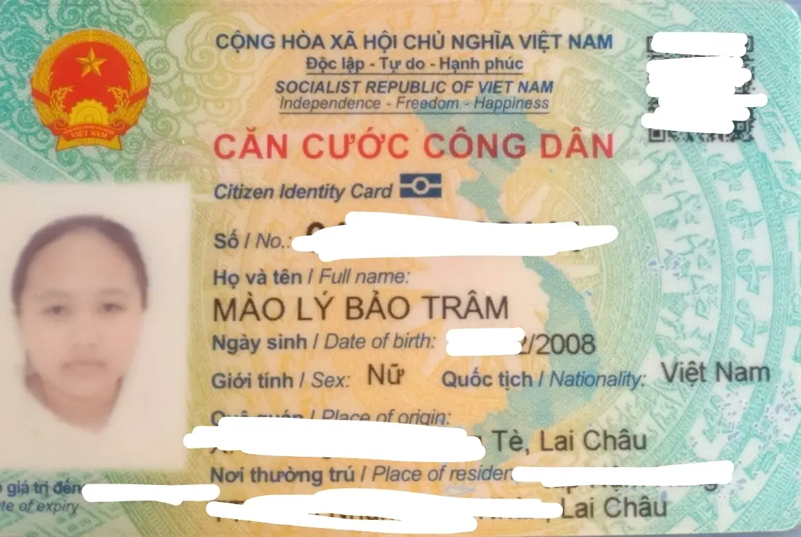 📌 rơi ví tại Hà Nội tên Mào Lý Bảo Trâm 2008