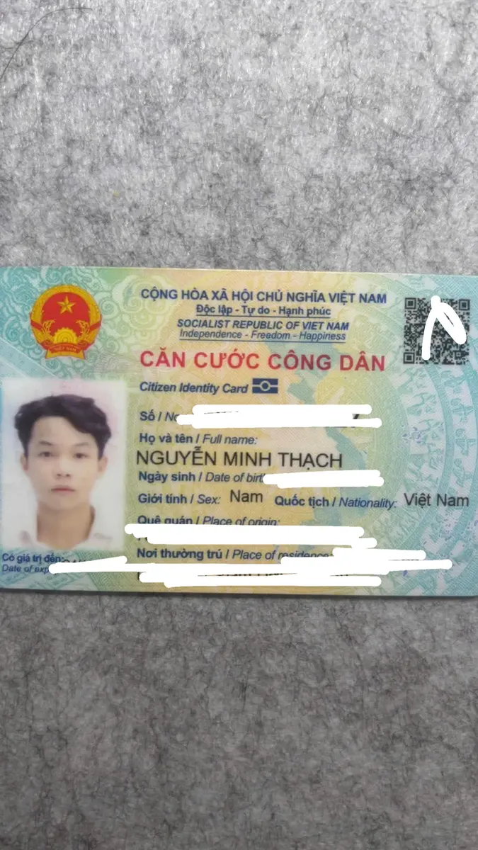 Rơi ví ở Cần Thơ tên Nguyễn Minh Thạch 2006