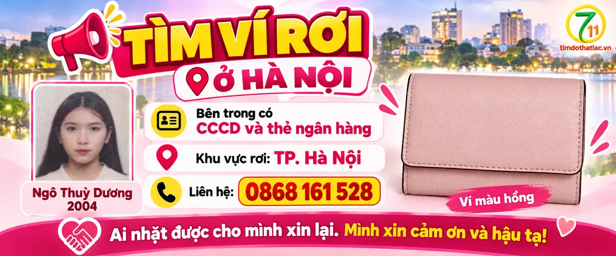 Rơi ví ở Hà Nội tên Ngô Thuỳ Dương 2004