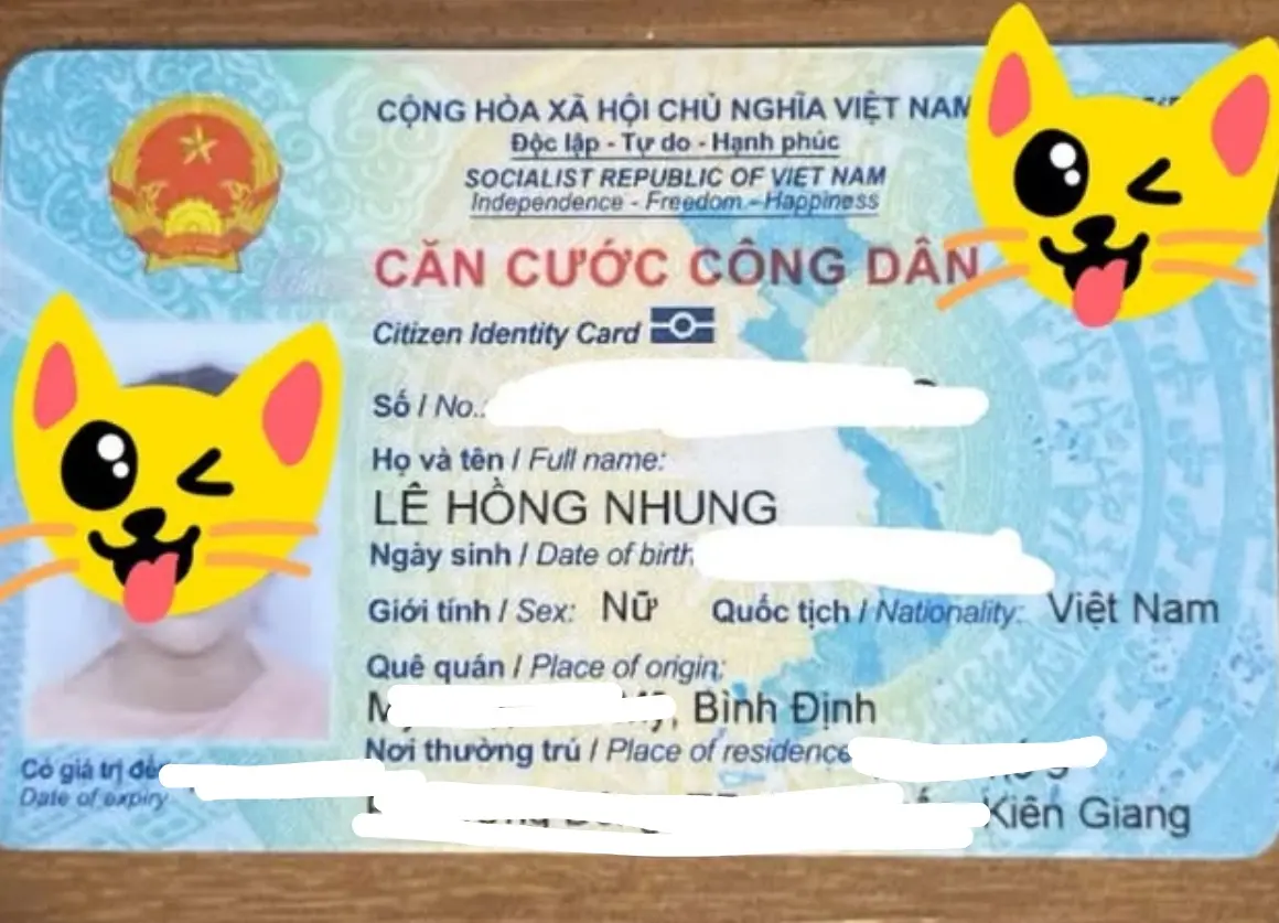 📌 rơi cccd tại TP HCM tên Lê Hồng Nhung 2008