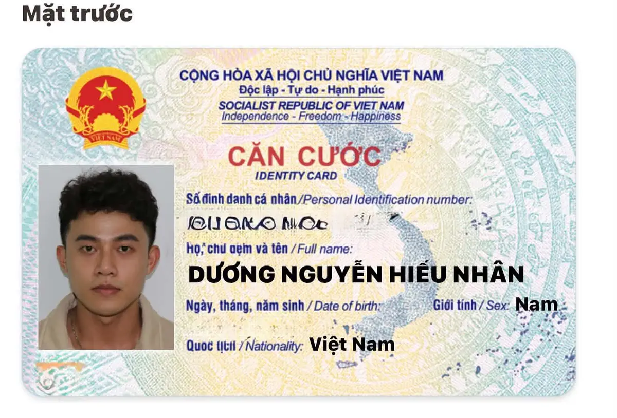 Rơi ví ở Hồ Chí Minh tên Dương Nguyễn Hiếu Nhân 1995