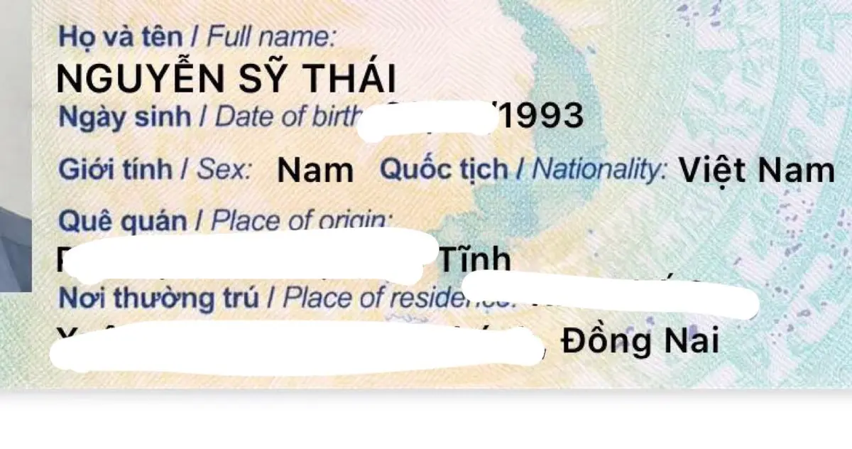 🆘 Tìm ví giấy tờ rơi ở TpHCM tên Nguyễn Sỹ Thái 1993