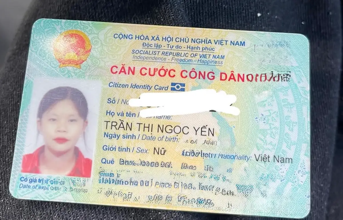 Rơi bóp ở Cần Thơ tên Trần Thị Ngọc Yến 2004