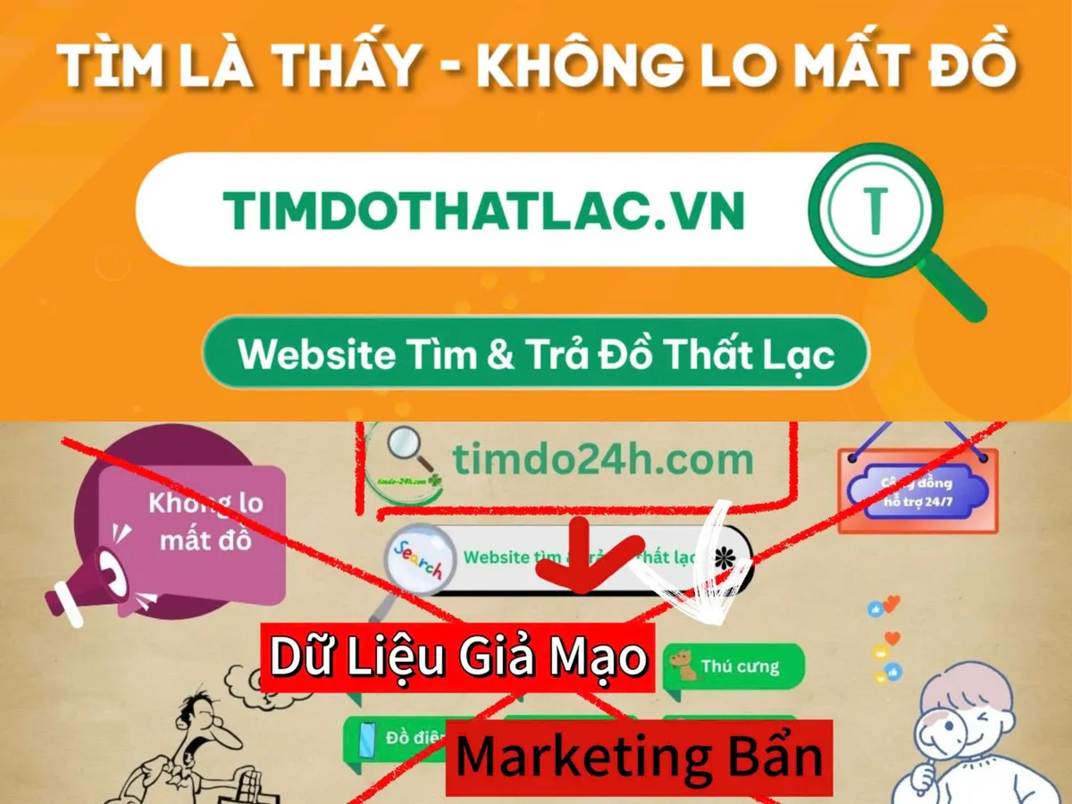 Cảnh báo trang web có tên miền, platform đạo nhái gây hiểu lầm, sai lệch Timdo24h.com !!!